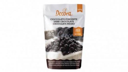 Belgická tmavá čokoláda 62% 250g - Decora