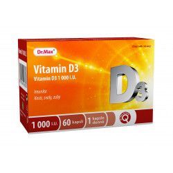 Dr.Max Vitamin D3 1000 I.U. 60 kapslí