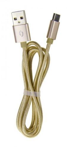 ALIGATOR TUBA 2A nabíjecí kabel Lightning zlatý (DAKT007)