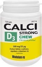 Calci Strong Chew+Vit.D3 tbl.120 Vitabalans