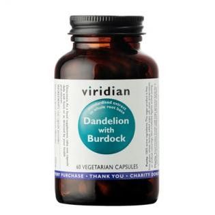 VIRIDIAN nutrition Dandelion with Burdock 60 kapslí