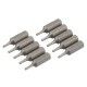 Šestihranný bit, chrom-vanadiový - 10 kusů, 2 mm