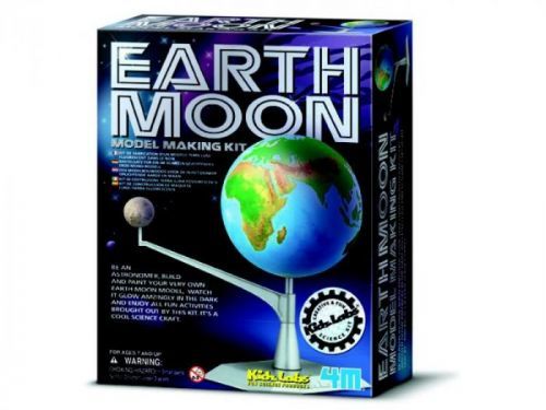 Playco Pohyblivý model země a měsíce - svítí ve tmě