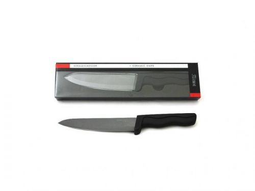 Nůž kuchyňský keramika 15cm černý  DOMESTIC