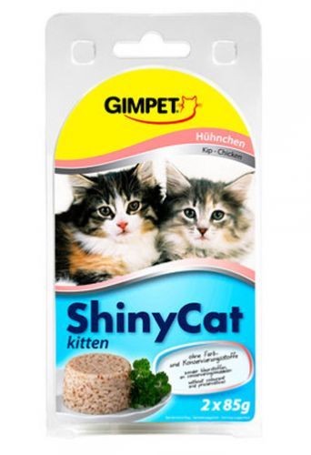 SHINY CAT Kitten 2x70g kuře