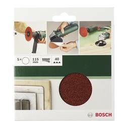 Brusný papír pro brusné kotouče Bosch Accessories 2609256B47 bez otvorů, Zrnitost 60, 120, 180, (Ø) 125 mm, 1 sada