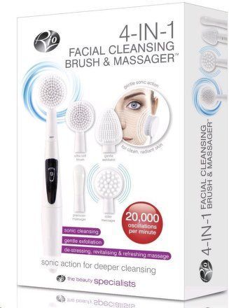 RIO 4 IN 1 FACIAL CLEANSING BRUSH & MASSAGER