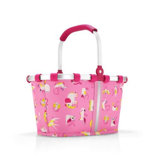 Dětský košík Reisenthel Carrybag XS kids Abc friends pink