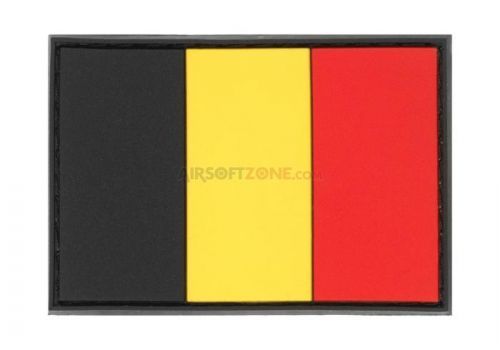 Gumová nášivka Jackets to Go vlajka Belgie