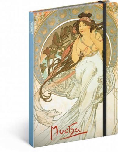 Notes - Alfons Mucha – Hudba, linkovaný, 13 x 21 cm
					 - neuveden