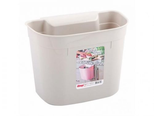 Koš odpadkový závěsný na kuch. linku 9L  BIO, mix barev