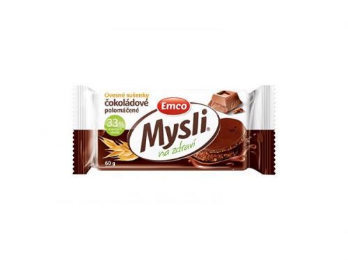 EMCO Mysli Ovesné sušenky čokoládové - polomáčené 60g