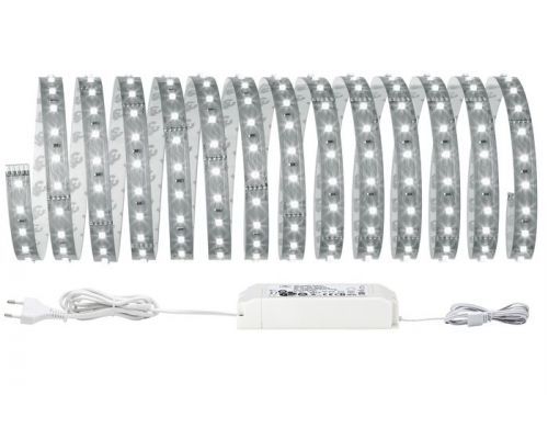 P 70605 LED pásek MaxLED 500 - základní sada 5 m denní bílá, stříbrnošedá - PAULMANN