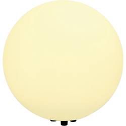 Úsporná žárovka koule, zahradní osvětlení SLV Rotoball Floor 227221, E27, 23 W, bílá