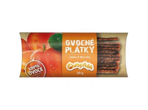 Ovocňák Ovocné plátky Jablko - meruňka 20g