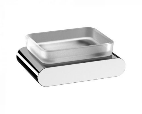 Sapho FLORI mýdlenka, chrom/sklo satin