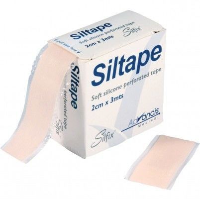 Siltape 2cmx3m fixační páska silikonová nesterilní