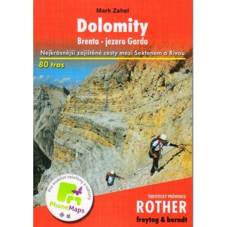 Freytag a Berndt Dolomity, Brenta, jezero Garda průvodce Rother