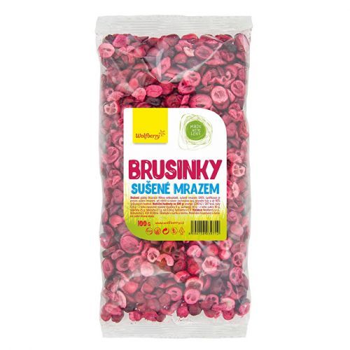 Brusinky lyofilizované 100 g Wolfberry