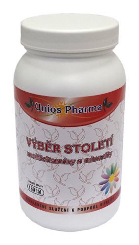 Unios Pharma Výběr století - multivitamíny s minerály 180 tbl. + ActiVin 30 tbl.  ZDARMA