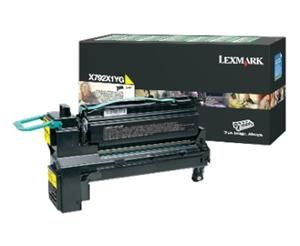 Lexmark X792 extra velká žlutá toner.kaz,X792X1YG