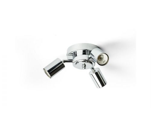 POSTE stropní základna chrom 230V E27 3x20W - RED - DESIGN RENDL - RD-RED R11799