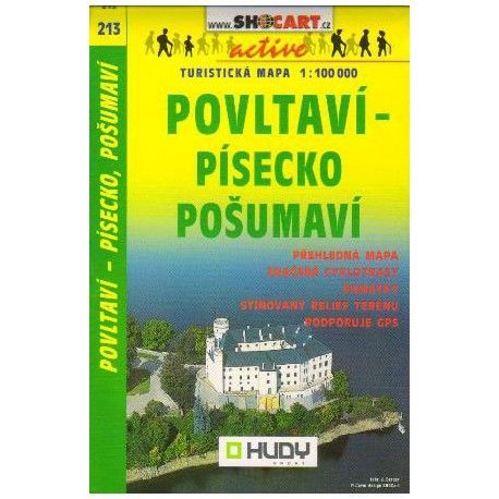SHOCart 213 Povltaví - Písecko, Prachaticko 1:100 000 turistická mapa