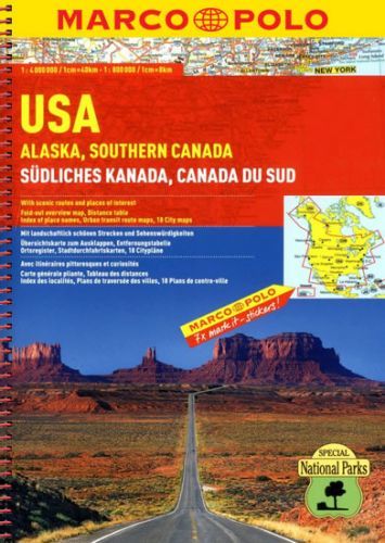 USA ,Alaska,Southern Canada  MD  1:4M/1:800T
					 - neuveden