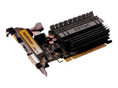 ZOTAC GeForce GT 730 ZONE Edition Low Profile, 2GB DDR3 (64 Bit), HDMI, DVI, VGA