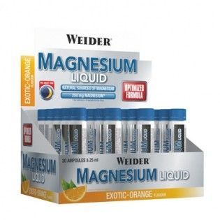 Weider - Body Shaper Weider Magnesium Liquid 20x 25ml. pomeranč