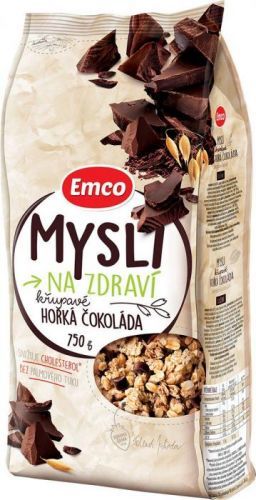 Emco Mysli na Zdraví Křupavé Hořká čokoláda