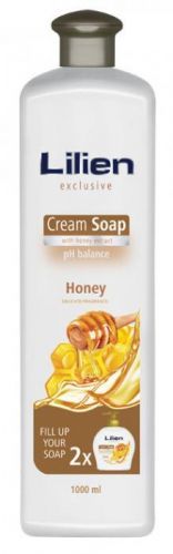 Lilien krémové tekuté mýdlo Honey 1000ml