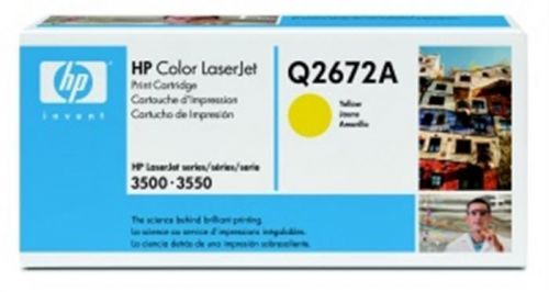 HP Color LaserJet žlutý toner, Q2672A