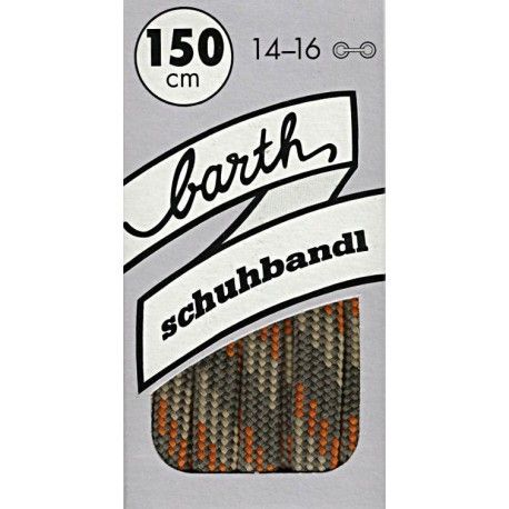 Barth Bergsport Halbrund půlkulaté/150 cm/barva 300 tkaničky do bot