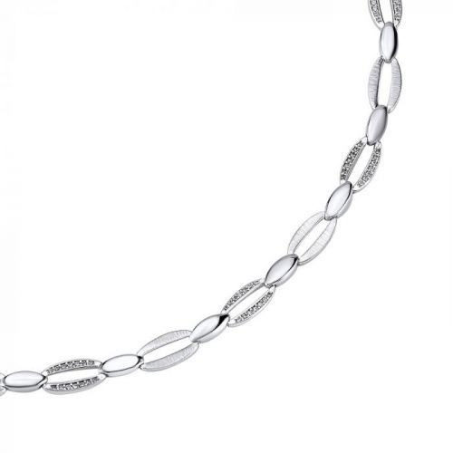 Luxusní stříbrný náhrdelník VIVIEN se zirkony - QRN260