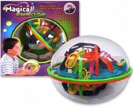 Hlavolam inteligentní koule Ball 208 překážek