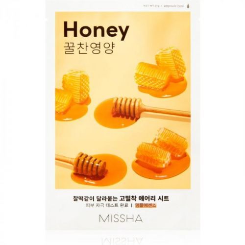 Missha Airy Fit Honey rozjasňující plátýnková maska