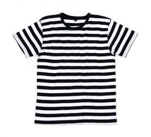 Pruhované triko Mantis Lines - černé-bílé
