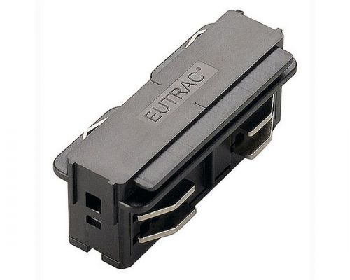 Napájecí lištová spojka pro třífázovou kolejnici SLV EUTRAC černá 145560