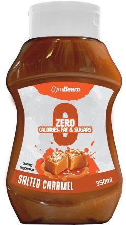 GymBeam Bezkalorický sirup Salted Caramel 350 ml salted caramel