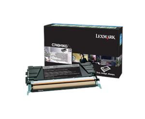 Lexmark C746,C748 velká černá toner.kaz,C746H1KG