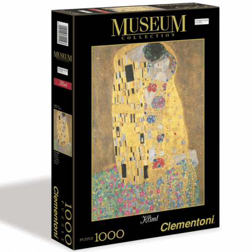 Clementoni | Clementoni - Puzzle Museum 1000, Klimt-Polibek