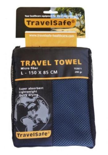 TravelSafe ručník Microfiber Towel L royal blue 150 x 85 cm