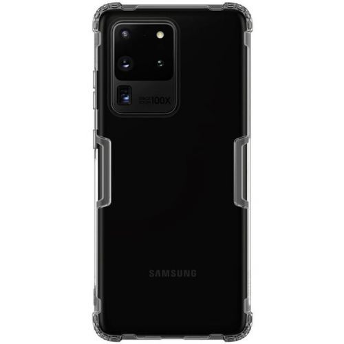 Pouzdro silikon Samsung Galaxy G988 S20 Ultra, S20 Ultra 5G Nillkin Nature kouřově černé