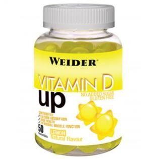 Weider Vitamin D UP želatinové bonbóny 200g citron