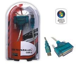 Konvertor USB 2.0 na paralelní kabel DB25F