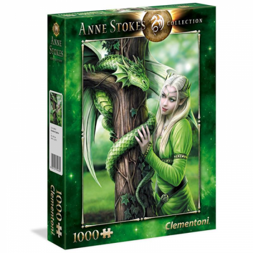 Clementoni | Clementoni - Puzzle Anne Stokes 1000, Spřízněné duše