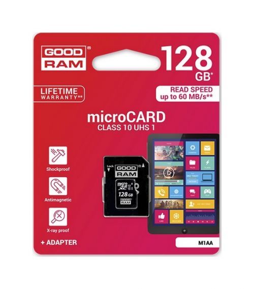 Paměťová karta GOODRAM 128GB Class 10 UHS-I 35237