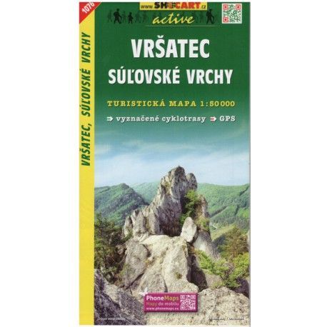 SHOCart 1076 Vršatec, Súľovské vrchy 1:50 000 turistická mapa