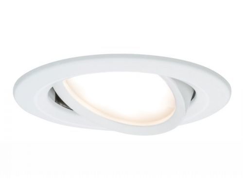 Zápustné svítidlo LED Coin Slim IP23 kulaté 6,8W bílá 1ks stmívatelné, výklopné - PAULMANN - PA-P 93876